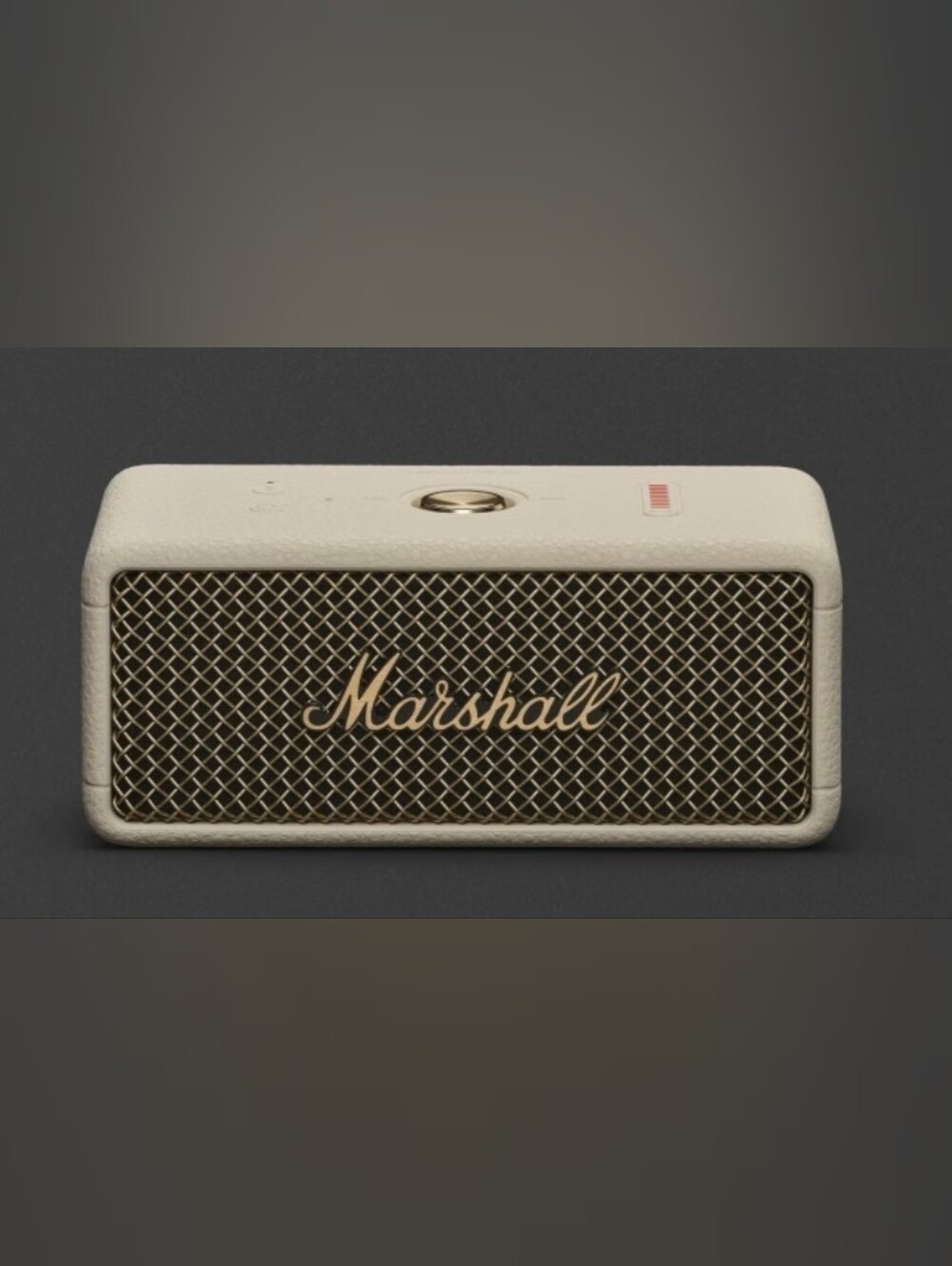NWT -Marshall Cream Portable Bluetooth Speaker EMBERTON 3
